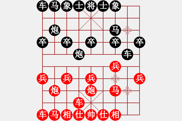 象棋棋譜圖片：橫才俊儒[292832991] -VS- 余心余樂[1181233287] - 步數(shù)：10 