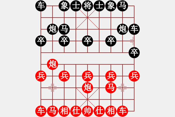 象棋棋譜圖片：益陽(yáng)許紅負(fù)湖南一王清讓二先 - 步數(shù)：10 