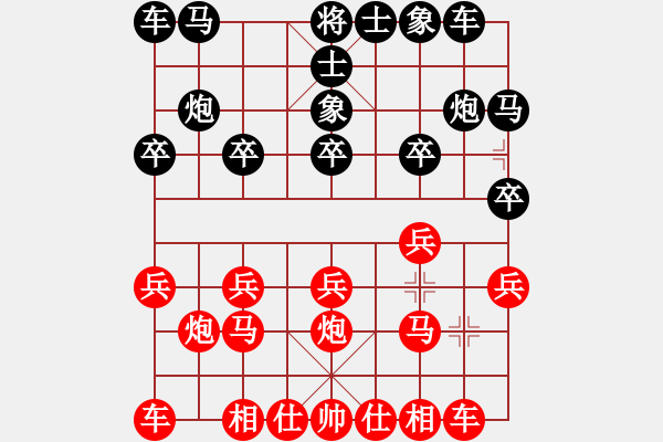 象棋棋譜圖片：借兵過河(7段)-和-ntsbczxb(8段) - 步數(shù)：10 