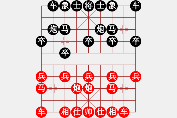 象棋棋譜圖片：一艘(2段)-勝-六安市(1段) - 步數：10 