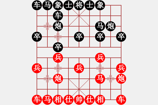 象棋棋譜圖片：蔣川 先勝 孫博 - 步數(shù)：10 