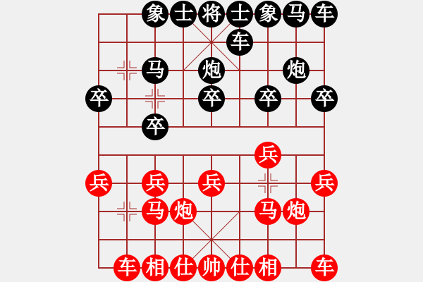 象棋棋譜圖片：水調歌頭[3394375584] -VS- 橫才俊儒[292832991] - 步數：10 