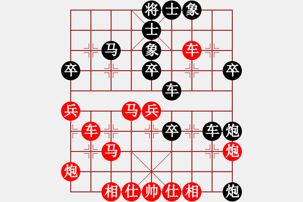 象棋棋譜圖片：瓢城棋俠(6段)-和-szzrz(8段) - 步數(shù)：40 