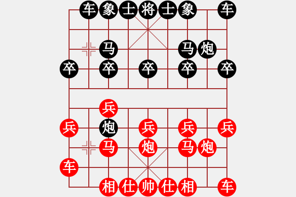 象棋棋譜圖片：行者必達(dá)[紅] -VS- 專殺高手[黑] - 步數(shù)：10 