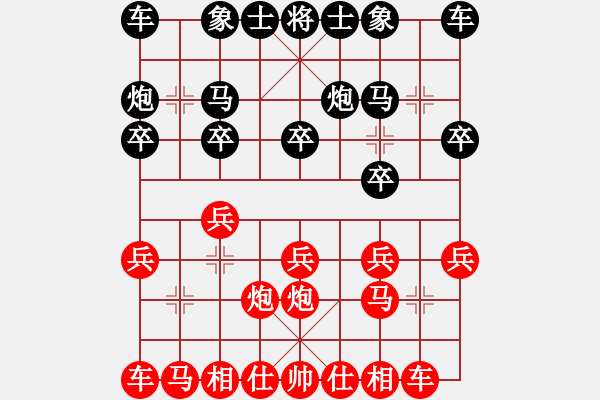 象棋棋谱图片：周六赛事 - 步数：10 