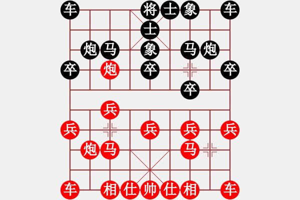 象棋棋譜圖片：CUN-TL00先負(fù)我騎屏風(fēng)馬 - 步數(shù)：10 