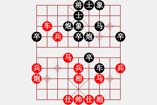 象棋棋譜圖片：CUN-TL00先負(fù)我騎屏風(fēng)馬 - 步數(shù)：40 