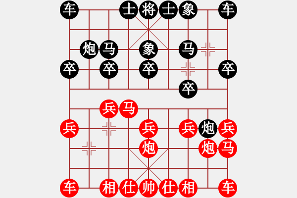 象棋棋譜圖片：kisekise[紅] -VS- 聽濤_中流擊水[黑] - 步數(shù)：10 