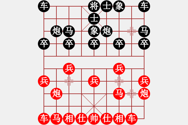 象棋棋譜圖片：2022.1.12.2JJ五分鐘先勝仙人指路對起馬局 - 步數(shù)：10 