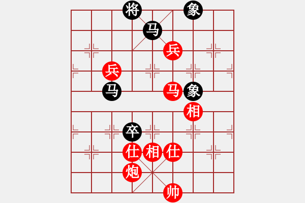 象棋棋譜圖片：棋局-4a24Nbp1 - 步數(shù)：100 