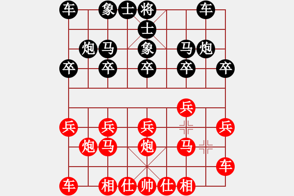 象棋棋譜圖片：橫才俊儒[292832991] -VS- 慮周行果[820085266] - 步數(shù)：10 