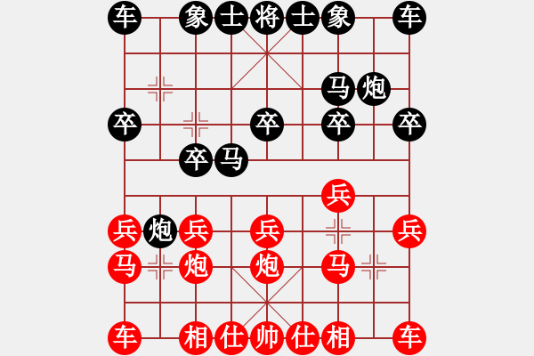 象棋棋譜圖片：橫才俊儒[292832991] -VS- 呵呵呵[2594271609] - 步數(shù)：10 