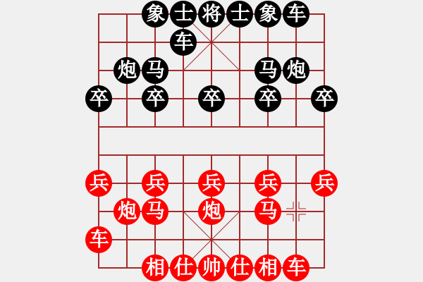 象棋棋譜圖片：Ⅷ - 步數(shù)：10 