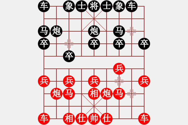 象棋棋譜圖片：馬來西亞象棋總會 張桂敏 勝 印度尼西亞象棋總會 Khaline - 步數(shù)：10 