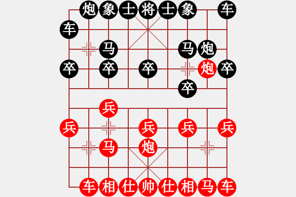 象棋棋譜圖片：2436局 A05-過(guò)河炮局-旋風(fēng)引擎23層(2856) 先勝 曹仁(1750) - 步數(shù)：10 