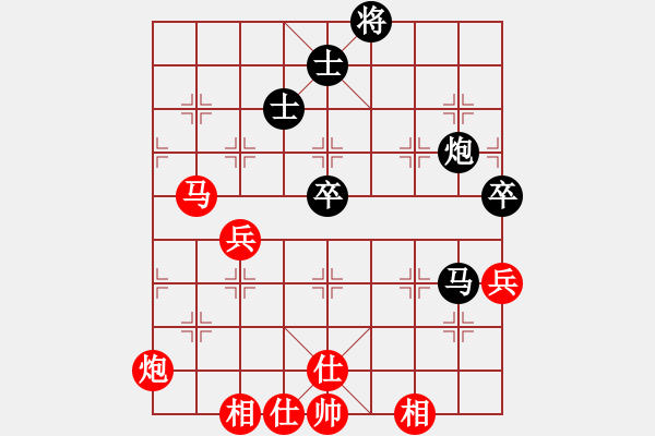 象棋棋譜圖片：運(yùn)氣轉(zhuǎn)折地 -VS- 品棋三分哥 - 步數(shù)：100 