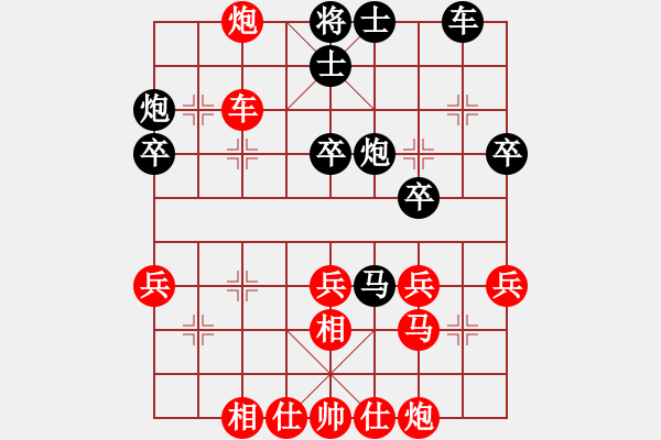 象棋棋譜圖片：2004.11聯(lián)眾CEG復(fù)賽對(duì)局5 - 步數(shù)：40 