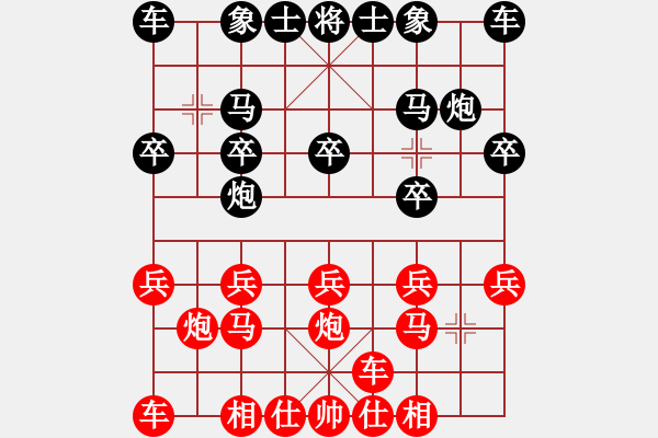 象棋棋譜圖片：橫才俊儒[292832991] -VS- 浪跡山崖[664688208] - 步數(shù)：10 