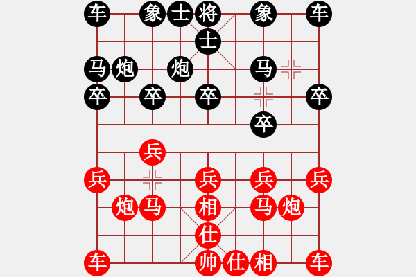 象棋棋譜圖片：：‰●【DGC龍丨智哥[紅] -VS- 博奕無雙[黑] - 步數(shù)：10 