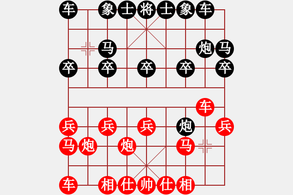 象棋棋譜圖片：1479局 A60- 過宮炮局-天天Ai1-1(先負(fù))小蟲引擎23層 - 步數(shù)：10 