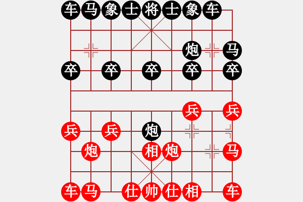 象棋棋譜圖片：小刀子(8弦)-負-鴛鴦屏風(fēng)馬(1弦) - 步數(shù)：10 