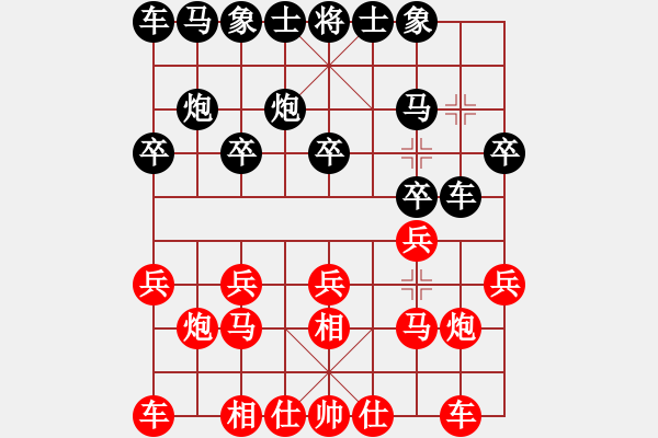 象棋棋谱图片：黄海林 先和 陈泓盛 - 步数：10 