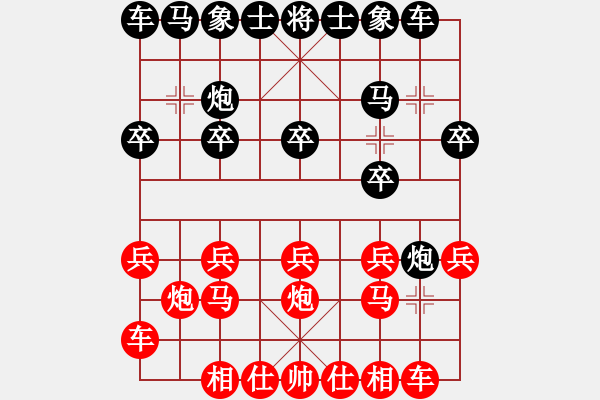 象棋棋譜圖片：偷心賊(9段)-負-奕天名將(9段) - 步數(shù)：10 