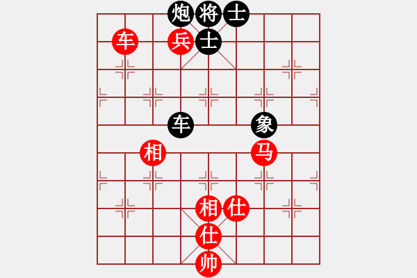 象棋棋譜圖片：新式樓梯炮(月將)-勝-霸王殺豬(月將) - 步數(shù)：200 