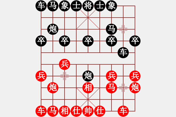 象棋棋譜圖片：許諾 先和 吳可欣 - 步數(shù)：10 