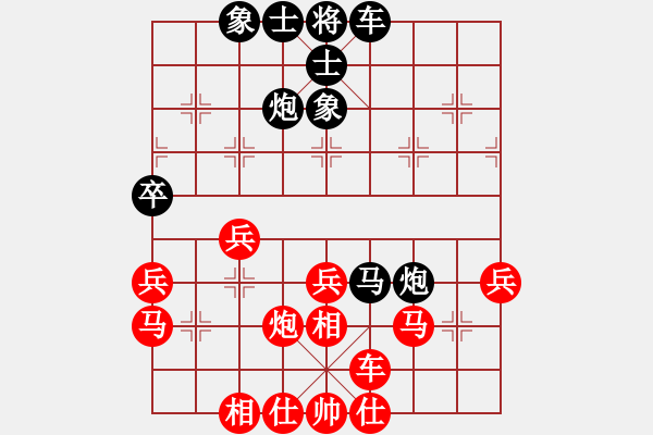 象棋棋譜圖片：象甲18輪：黑龍江張曉平VS北京張強 - 步數(shù)：40 