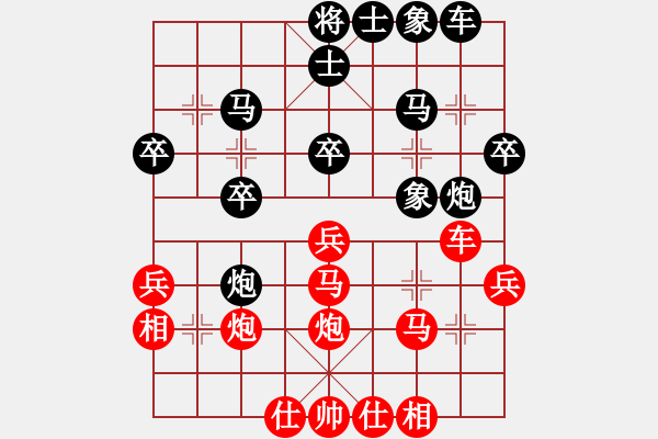 象棋棋譜圖片：邊鋒(5段)-負(fù)-軟件克星(8段) - 步數(shù)：30 