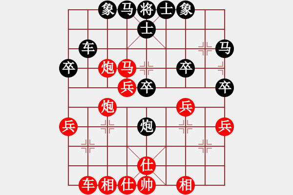 象棋棋譜圖片：sdyt(3段)-勝-就是一個(gè)玩(1段) - 步數(shù)：40 