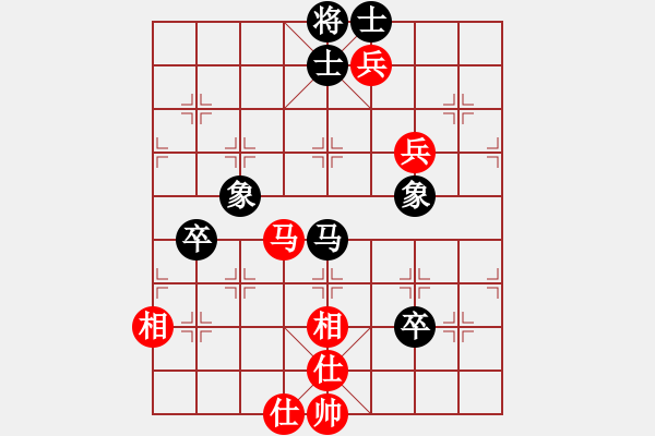 象棋棋譜圖片：風聲鶴唳(4段)-和-下山王冖(月將) - 步數(shù)：110 