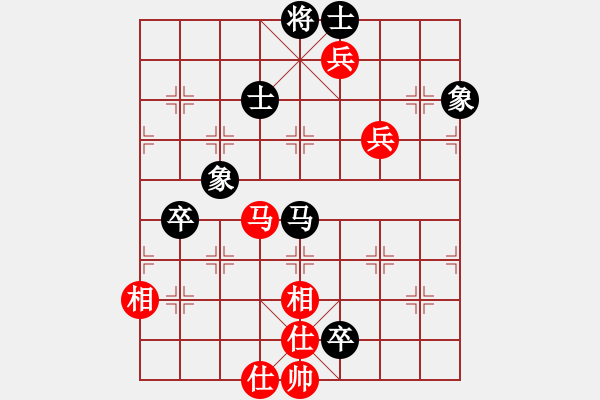 象棋棋譜圖片：風聲鶴唳(4段)-和-下山王冖(月將) - 步數(shù)：170 