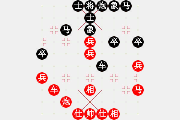 象棋棋譜圖片：日月星辰(9星)-勝-ftjl(9星)仙人飛刀！?。【。。∽咦约郝?！ - 步數(shù)：40 