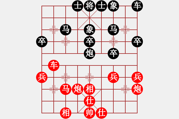 象棋棋譜圖片：中國(guó) 紀(jì)明方 負(fù) 馬來西亞 林岳峰 - 步數(shù)：30 