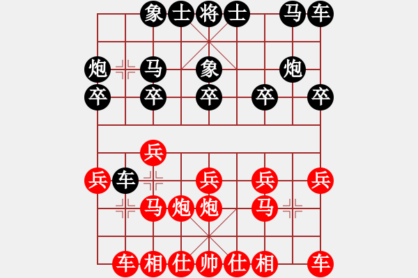 象棋棋譜圖片：4611局 --旋九專雙核-專業(yè) 紅先和 旋風(fēng)引擎24層 - 步數(shù)：10 