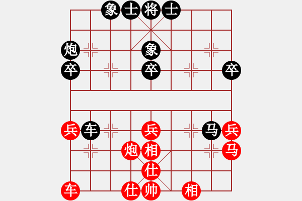 象棋棋譜圖片：《學(xué)習(xí)大師后手》屏風(fēng)馬邊炮進(jìn)3卒破仙人指路反宮馬右炮巡河 - 步數(shù)：40 