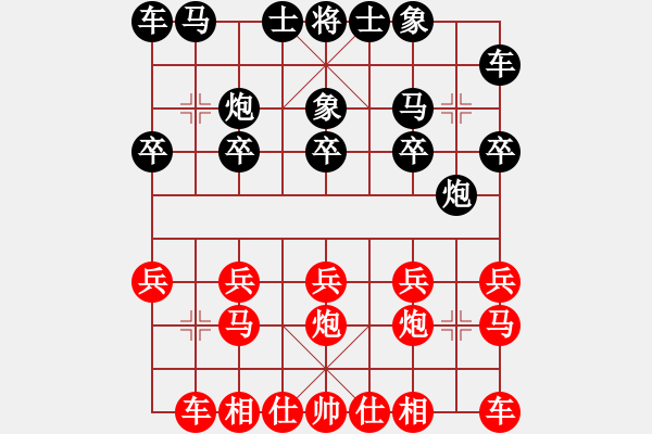 象棋棋譜圖片：無名小卒勝龍飛虎 - 步數(shù)：10 