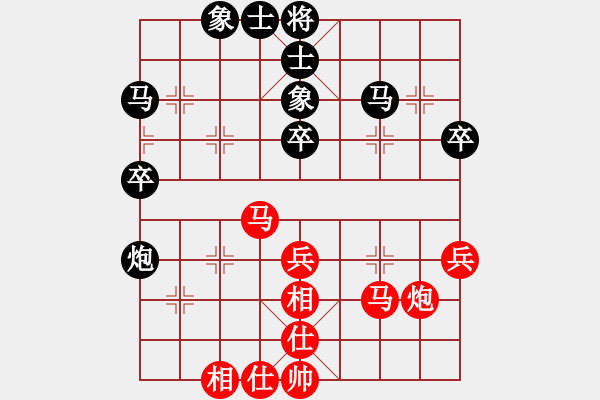 象棋棋譜圖片：乙子(3段)-負(fù)-xqahzzsy(3級(jí)) - 步數(shù)：40 