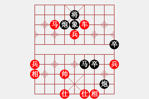 象棋棋譜圖片：五八炮對(duì)反宮馬 （黑車1平3）   張團(tuán)長(2段)-勝-初等(3段) - 步數(shù)：80 