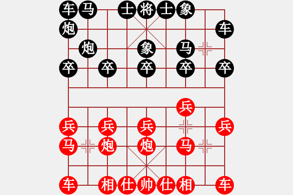 象棋棋譜圖片：河南 李林 勝 新疆 劉建偉 - 步數(shù)：10 