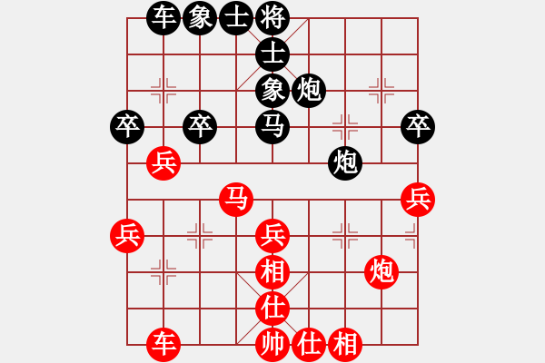 象棋棋譜圖片：awxq(2弦)-勝-clcyx(9弦) - 步數：40 