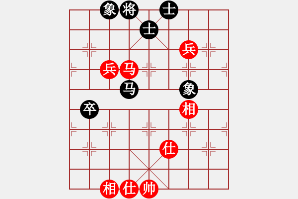 象棋棋譜圖片：cysoo(3段)-和-氣勢(shì)磅礴(3段) - 步數(shù)：100 