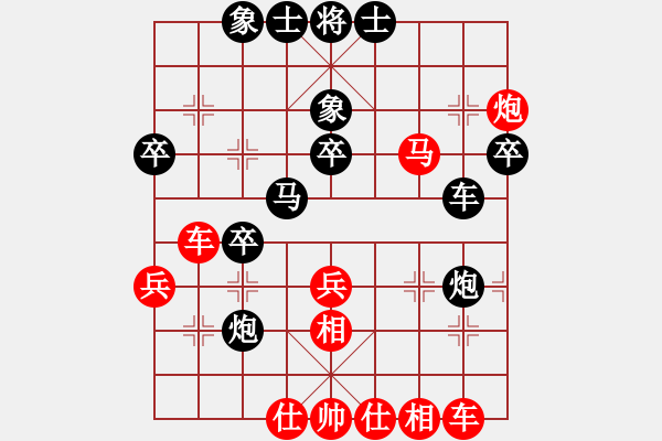 象棋棋譜圖片：三六零象棋(2段)-勝-高處不言寒(1段) - 步數(shù)：40 