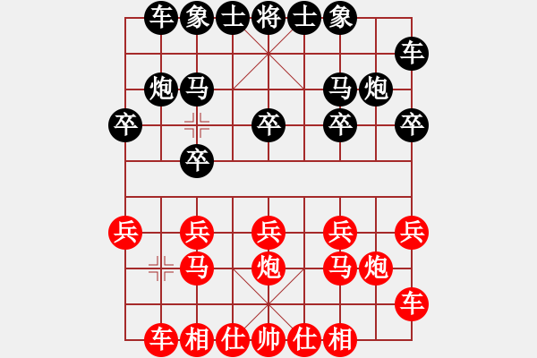 象棋棋譜圖片：■浪子阿飛[164843483] -VS- 警哥[1309878689] - 步數(shù)：10 