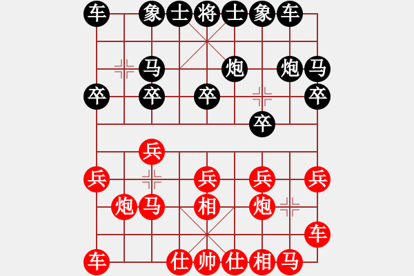 象棋棋譜圖片：tianganger(4星)-負(fù)-aaccee(7星) - 步數(shù)：10 