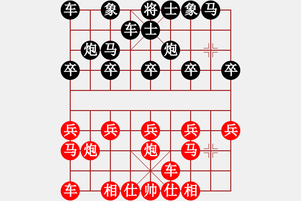 象棋棋譜圖片：金 狐【先負(fù)】寧波戚文卿(2015-3-6弈于大師網(wǎng)高級(jí)棋室) - 步數(shù)：10 