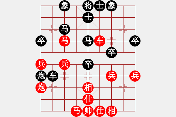 象棋棋譜圖片：金 狐【先負(fù)】寧波戚文卿(2015-3-6弈于大師網(wǎng)高級(jí)棋室) - 步數(shù)：40 