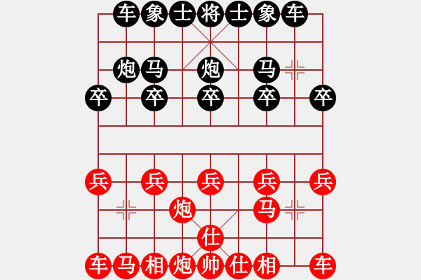 象棋棋譜圖片：3、第1章怎樣學習布局第一節(jié)布局概說__3 - 步數(shù)：10 